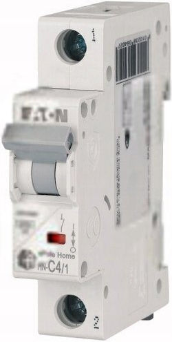 Eaton Автоматичен прекъсвач 1p C 4a 6ka AC Hn-c4/1 Ep-500763