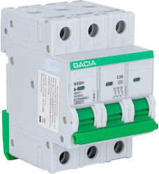 Gacia N8bh 10ka C 3p 20a Automatic Circuit Breaker Gacia N8bh 10ka C 3p 20a Automatic Circuit Breaker