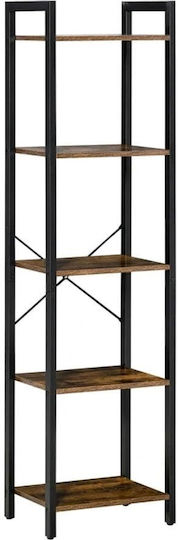 Bücherregal Industrial Style Homcom 40x30x154cm