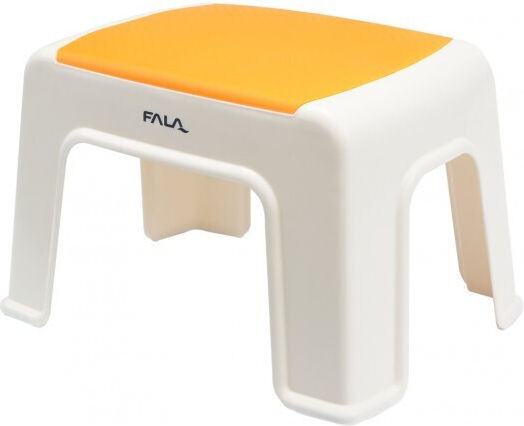 Hocker Für Das Wohnzimmer Kunststoff Orange 30x20x21cm