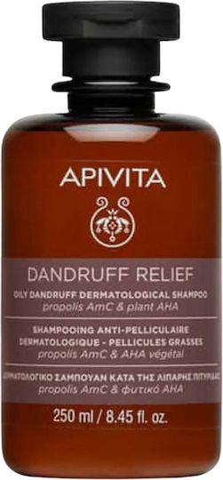 Apivita White Willow & Propolis Anti-Dandruff Shampoo for Oily Hair 250ml