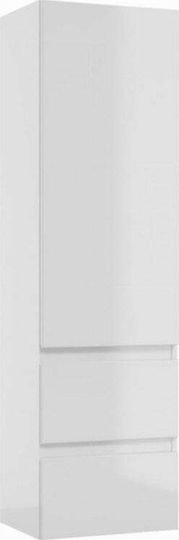 Cersanit SP01_14634721 Badezimmer-Säulenschrank Boden 40x32x140cm Weiß