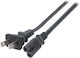EFB IEC C7 - IEC C7 Cable 1.8m Black EK496.1.8