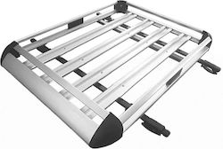 Aluminum Roof Cargo Basket Double Rail 140x100cm Silver Aluminum Roof Cargo Basket Double Rail 140x100cm Silver