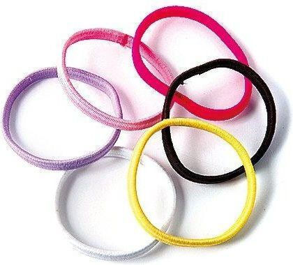Donegal Set Hair Scrunchies With Ribbon 6 Pieces Random Selection
