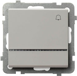 Ospel Buton Clopoțel Cu Cadru Albastru ŁP-6RS/m/82