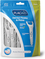 Plac Aid Dental Floss 24 Pieces
