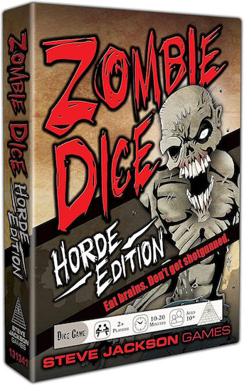 Επιτραπέζιο Παιχνίδι Zombie Dice Horde Edition για 2+ Παίκτες 10+ Ετών (EN) Steve Jackson Games