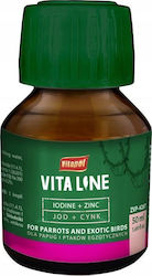 Vitapol Vitaline Zinc + Iod Hrănire și Adăpare a Păsărilor Exotice 50ml