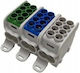Bloc De Distribuție Morek Hlak25 Mag 3p Gri Albastru Verde 2xal/cu 25mm+16mm 1000vac/1500vdc Mag3251abg