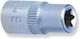 Jonnesway Torx Socket 1/2" E18 S06h418 Chrome Vanadium 38mm