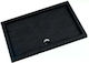 Aquaform Rectangular Artificial Stone Shower x Black