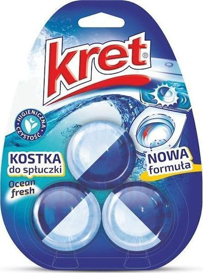 Kret Ταμπλέτες Λεκάνης με Άρωμα Ocean Fresh 3x50gr
