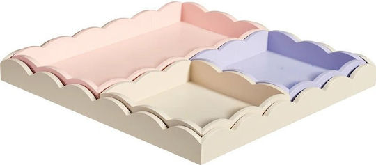 Home&Styling Collection Дървен Сервиращ Диск 30x30x3см 4 Бройки