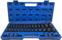 Mar Andrzejewski Steckdosen Pneumatisch Lange mit Rahmen Gastgeber 1/2" Set 35Stücke Mar Andrzejewski Steckdosen Pneumatisch Lange mit Rahmen Gastgeber 1/2" Set 35Stücke