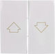 Simon 54 Key Locker Button Szp1wm White Dkzp1w/11