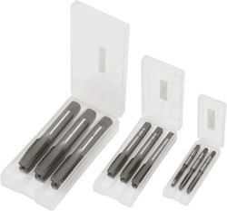 Bituxx Handgewindebohrer Set 3 Stück M8x1,25 mit Gewindeschneider Pp