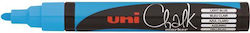 Uni Mitsubishi Pencil Маркер Pwe-5m Син За Черн...