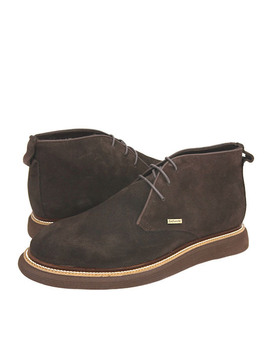 Ghete Barbați Chukka Suede Maro