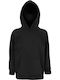 Women's Sweatshirt Hooded Black