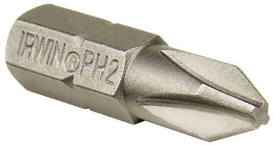 Irwin Biți Pentru Șurubelniță Ph2 1/4'' 25mm 2 Bucăți 10504388
