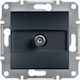 Schneider Electric TV-Antennensteckdose Sat Asfora Ohne Rahmen Anthrazit Eph3700171
