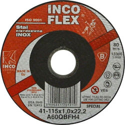Techniflex Επίπεδος Δίσκος Inox T1a 125*1.0*22