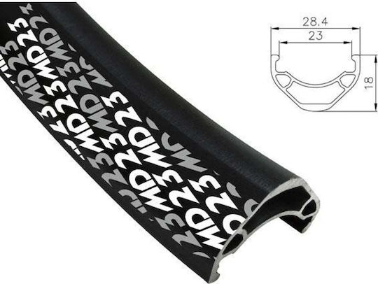 Alexrims Rim Mtb Alexrims Md23 29''x36 Holes Tubeless Ready Disc Brake Washers Black New