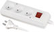 Jonex Safety Power Strip 3 Sockets with Switch and 3m Cable
