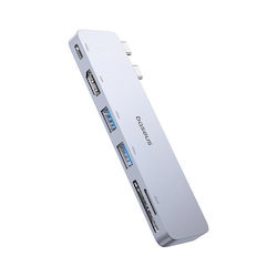 Baseus UltraJoy Series 6in1 Docking Station with Dual USB-C HDMI 4K Baseus UltraJoy Series 6in1 Docking Station with Dual USB-C HDMI 4K