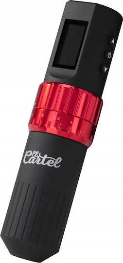 Activeshop El Cartel Wireless Tattoo Machine Black Red