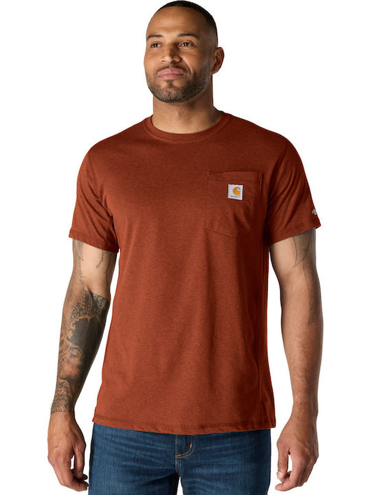 Carhartt Tricou sport maro Carhartt Tricou sport maro