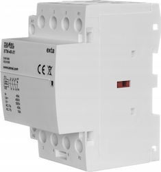 Modular Contactor Coil 40a 230v Ac 3xno 1xnc Th35 Exta