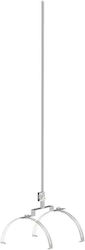 Elko-bis Double Aluminum Goose Neck Spike Ø 12mm 71.15 Al 1.5m 97101509 Elko-bis Double Aluminum Goose Neck Spike Ø 12mm 71.15 Al 1.5m 97101509