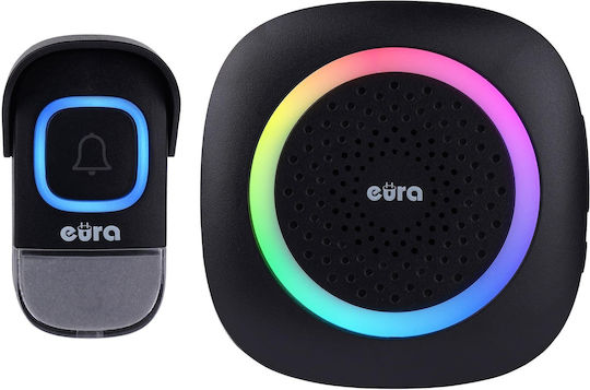 Eura Wireless Door Bell Black