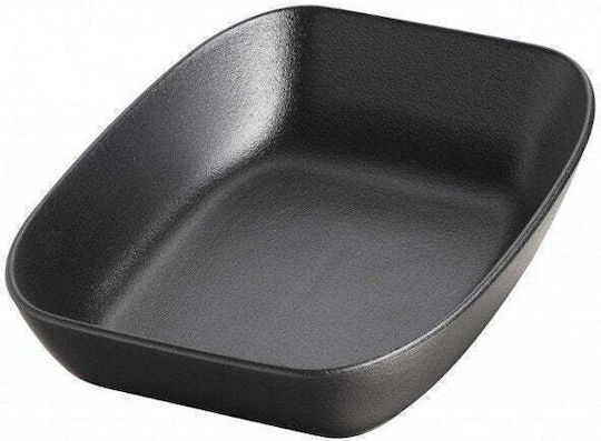 Revol Porcelain Black Serving Platter 20.7x14cm