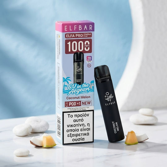 Elf Bar Elfa Pro V2 Țigară Electronică de Unică Folosință Coconut Melon 2ml 20mg