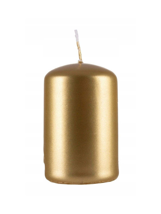 Donau Dekorative Gold Kerze 4 Stück