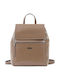 Leather Women's Backpack Camel