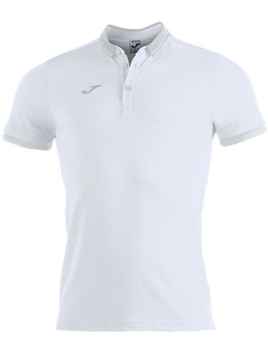 Joma Bali Ii Polo Bluză Cu Mânecă Scurtă Albă