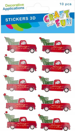 Craft with Fun Autocolante Pentru Copii 3+ Ani 10 Bucăți