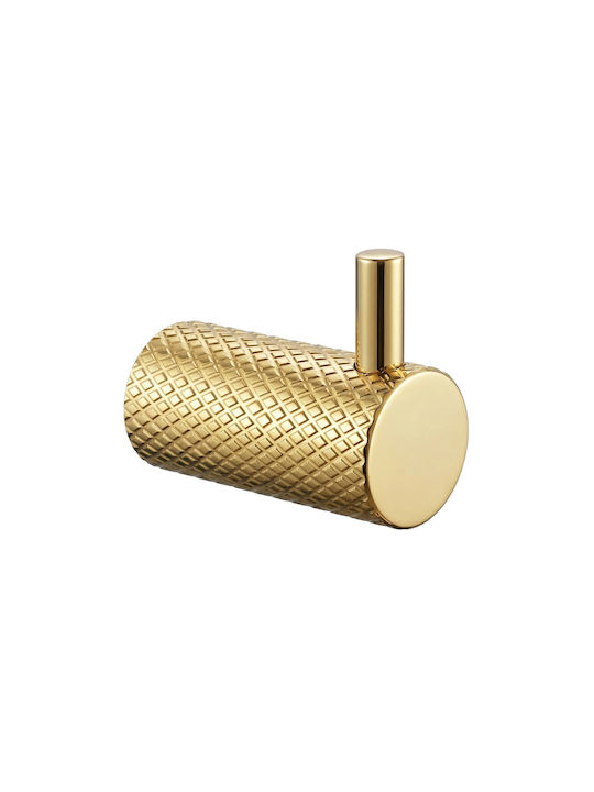 Rea Otto Wall-Mounted Gold Hook With Screws