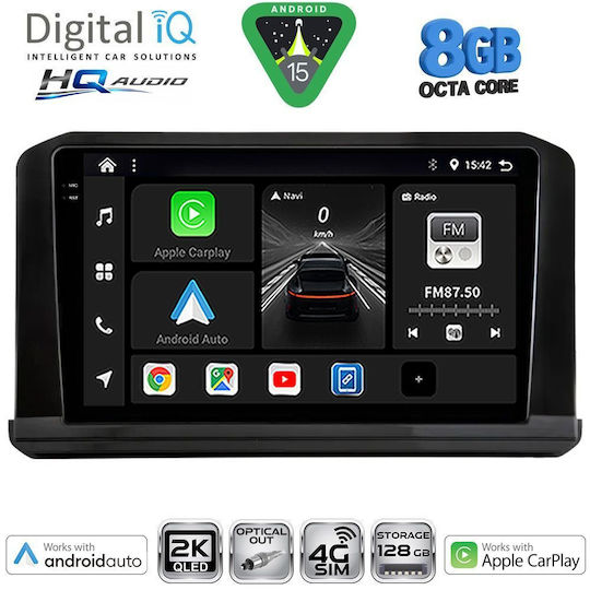 Digital IQ Car Audio System for Mitsubishi Outlander 2022 (Bluetooth/USB/WiFi/GPS/Android Auto) with 9" Touch Screen