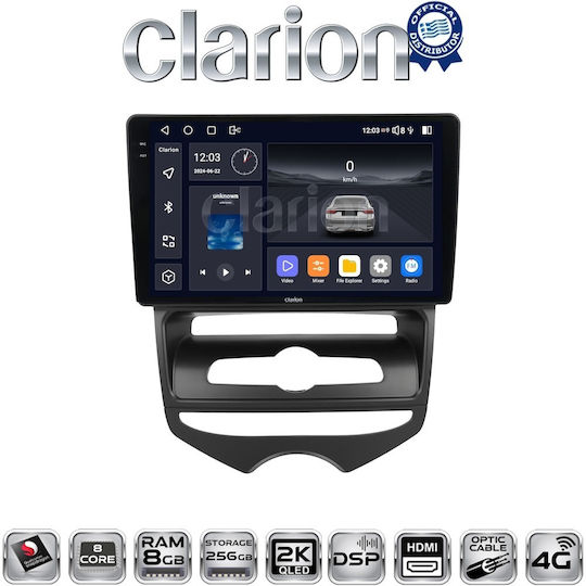 Clarion Автомобилна Аудио Система За Hyundai ix20 2012 > 2015 Bluetooth USB WiFi GPS Apple CarPlay Android Auto