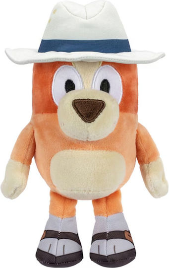 Moose Toys Bluey Bingo Holiday Plush with Hat 15 cm