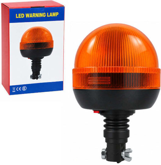 Rotating LED Warning Beacon Orange 12-30V 40 LED Amber LED Rotating Warning Beacon 12-30V 40 LED TF247045