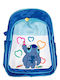 Детска Чанта Lilo & Stitch Синя 41x30x15см