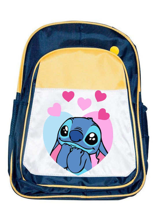 Детска Чанта Lilo & Stitch Тъмносиня 41x30x15см