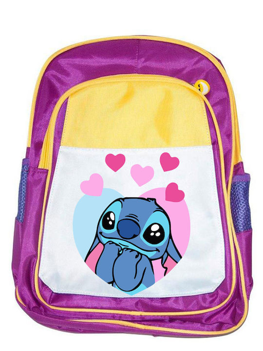 Children's Bag Lilo & Stitch Purple 41x30x15cm