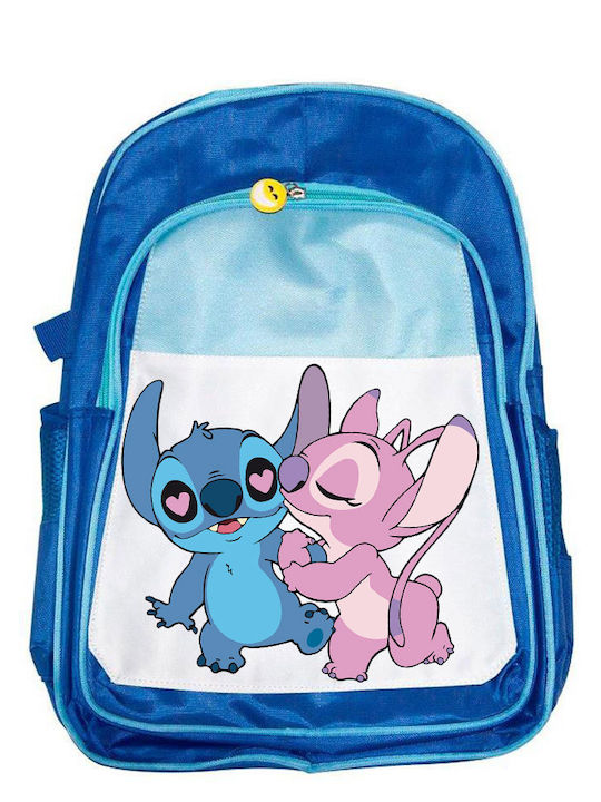 Детска Чанта Lilo & Stitch Синя 41x30x15см